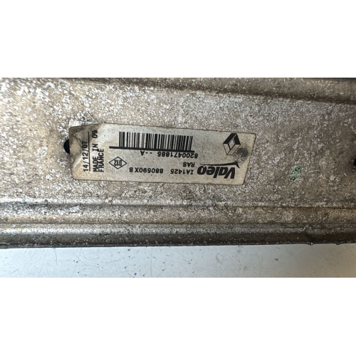 880590X B 8200471885 --A RADIATORE INTERCOOLER RENAULT CLIO 1.5 DCI ANNO 2009