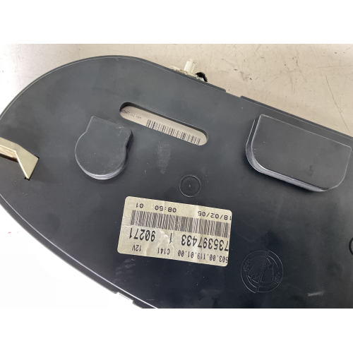 735397433 QUADRO STRUMENTI VEGLIA CONTACHILOMETRI KM LANCIA MUSA 1.3 D 51KW 2005 555000680304