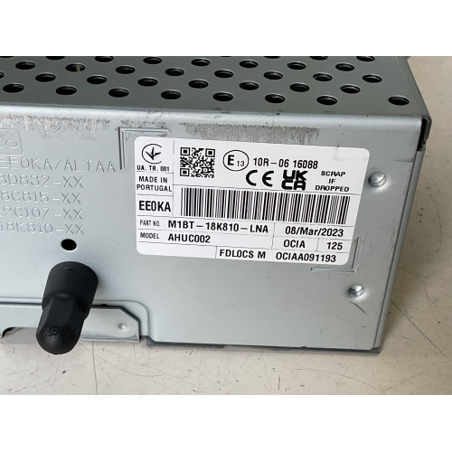 M1BT-18K810-LNA RADIO AUTORADIO FORD PUMA 1.0 IBRIDO 91,90KW 2023 B7JB
