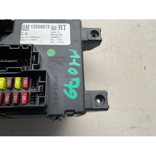 13350672 CENTRALINA BODY COMPUTER OPEL CORSA D 1.2 B 63KW 2012 28269217