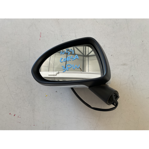 SPECCHIO SPECCHIETTO RETROVISORE ESTERNO SINISTRO OPEL CORSA D 2011 3PIN