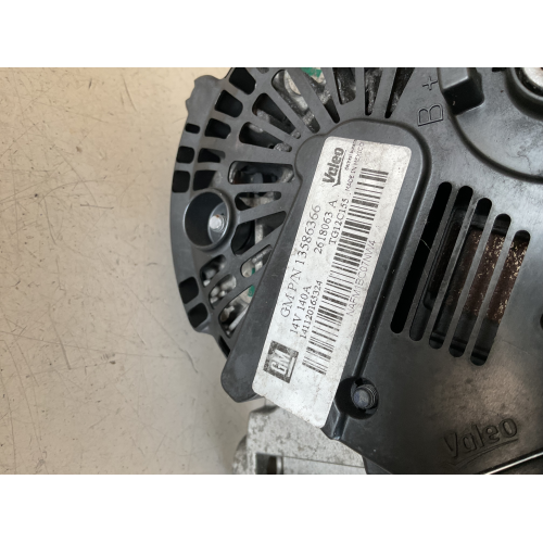 13586366 ALTERNATORE OPEL ASTRA J 1.6 D 110CV 81KW 2014 
