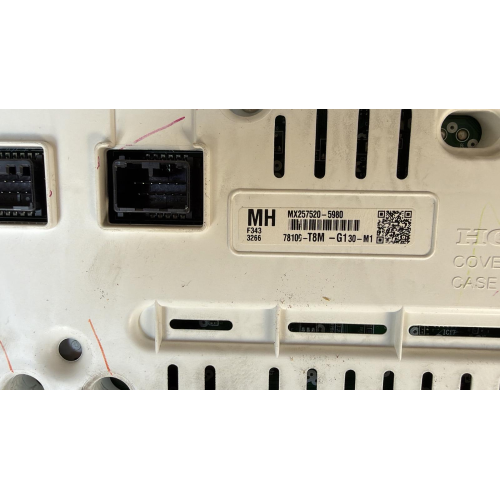 78100-T8M-G130-M1 QUADRO STRUMENTI VEGLIA CONTACHILOMETRI KM HONDA HRV HR-V1.6 D 88KW 2016 N16A3 MX257520-5980 