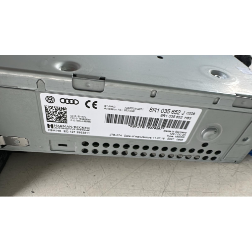 8R1035652J SISTEMA DI NAVIGAZIONE GPS RADIO AUDI Q5 8RB 2.0 B 180CV 132KW CNBC 2016
