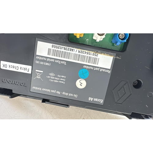 A6239J02558 259156432R DISPLAY SCHERMO MULTIFUNZIONE RENAULT CLIO II 1.2 B 55KW 2010 259156432R 