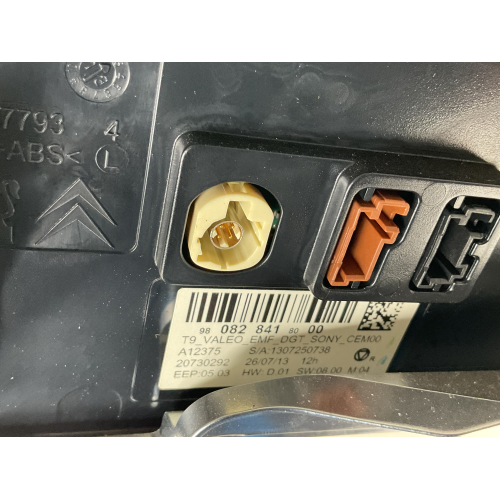 98082841 80 00 DISPLAY SCHERMO Peugeot 308 2 2015 1.6 HDi BlueHDi Diesel 115 CV 85 kW 9HC 9H05