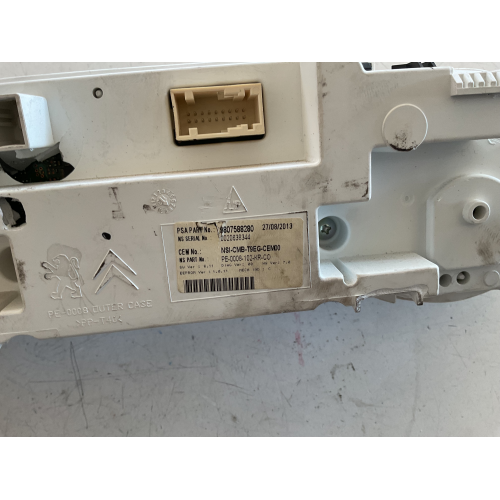 9807588280 QUADRO STRUMENTI VEGLIA CONTACHILOMETRI KM Peugeot 308 2 2015 1.6 HDi BlueHDi Diesel 115 CV 85 kW 9HC 9H05