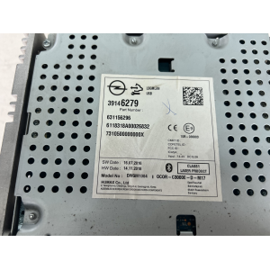 39146279 RADIO AUTORADIO OPEL CORSA E 1.2 1200 BENZINA B12XER 631156296 DA0126200/14