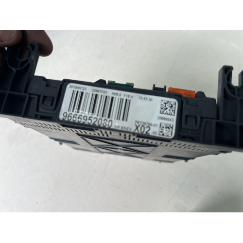9666952080 CENTRALINA PORTA FUSIBILI PER CITROEN C3 Picasso 1.6 D 2013