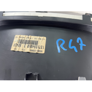 1371394080 QUADRO STRUMENTI CONTACHILOMETRI FIAT QUBO 1.3 MULTIJET MJT 75CV 55KW 2014 199A9000