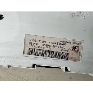 56054018AH QUADRO STRUMENTI VEGLIA CONTACHILOMETRI KM JEEP GRAND CHEROKEE 3.0 D 160KW AUT 5P (2008) CR-0034-007-K0-CO 00057066-000001