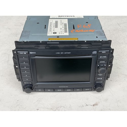 BZCY602A 05064191AD 1366J4786 JEEP GRAND CHEROKEE 2006 RADIO NAVIGATORE SATELLITARE UNITÀ PRINCIPALE