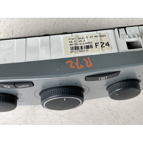 13308174 90151-314/0002 Centralina climatizzatore COMANDO LIMA Opel Astra H 2010