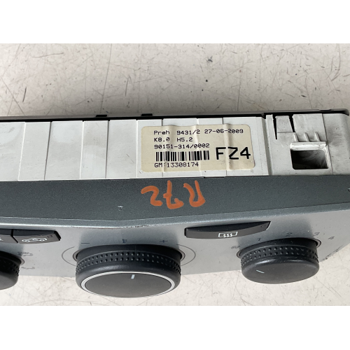 13308174 90151-314/0002 Centralina climatizzatore COMANDO LIMA Opel Astra H 2010