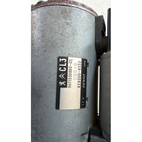 9671530880 MOTORINO DI AVVIAMENTO CITROEN C3 2 SERIE 1.2 B 82CV 60KW 2012 2016 428000-8332