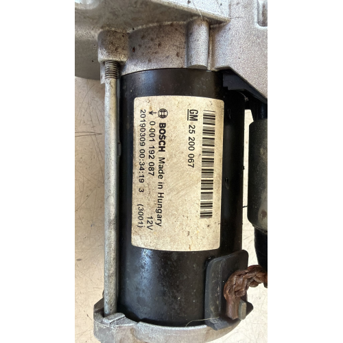 25200067 0001192087 MOTORINO AVVIAMENTO PER OPEL Corsa E 3° Serie 0001192087 B 14 XEL Bifuel/Gas