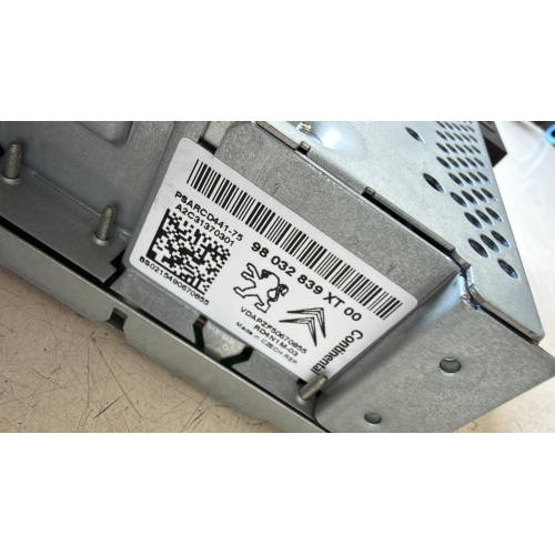 98032839XT RADIO AUTORADIO STEREO CITROEN C3 2 SERIE 2012 2016 A2C31370301
