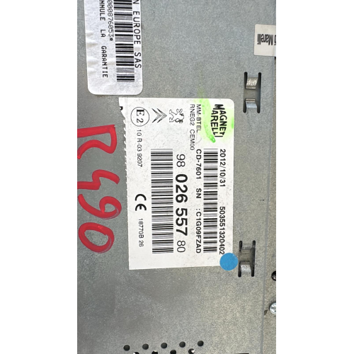 9802655780 Radio Lettore CD Lettore DVD Navigazione Peugeot 508 RXH 2012 A000876053 C1G89FZAD