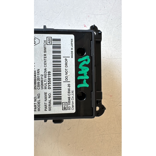253B00345R COMANDO MULTIFUNZIONE AUTORADIO RENAULT LAGUNA 2012 0Y558199