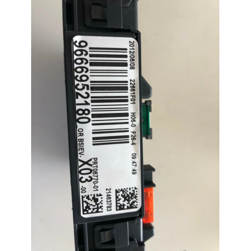 9666952180 CENTRALINA Scatola Relè Di Fusibili CITREON C3 1.4 B 54kw 2011 KFT 