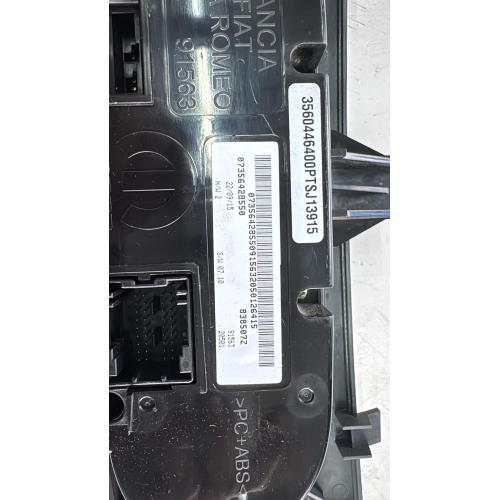 07356428550 MODULO CENTRALINA COMANDI CLIMA FIAT TIPO BERLINA 1.6 MJT 120CV 015 838507Z 91563