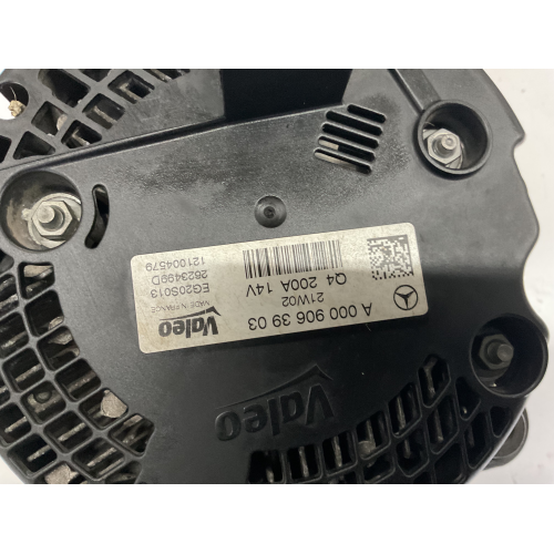 A0009063903 ALTERNATORE MERCEDES Classe E (W213) E 200 d Diesel 160CV 118kW 654916 da anno 2018 2023 200A 14V 2623499D 