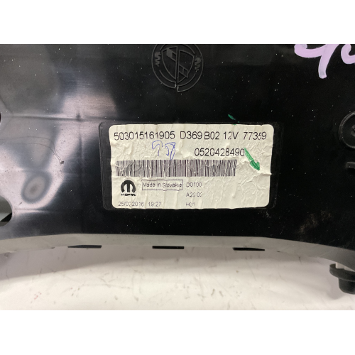 0520428490 QUADRO STRUMENTI CONTACHILOMETRI FIAT DOBLO 1.6 D 2016 503015161905 