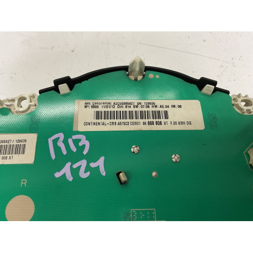 96668806XT QUADRO STRUMENTI CONTACHILOMETRI CITROEN C3 1.4 D 2012
