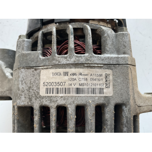 52003507 ALTERNATORE Fiat Doblo 1.6 D Multijet Diesel 77kW 105CV 2016 MS1012101102 120A 14V TIPO MOTORE 198A3000 
