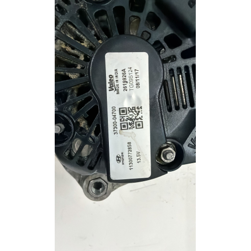37300-04700 ALTERNATORE HYUNDAI i10 II IA BA 1.0 Benzina 67CV 49kW G3LA da anno 2015 2619926A 11300772858 TG09S124  