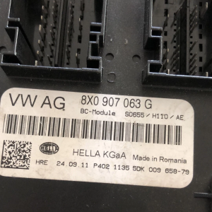 8X0907063G CENTRALINA BODY COMPUTER MODULO BCM AUDI A1 1.6 D 77KW 2011