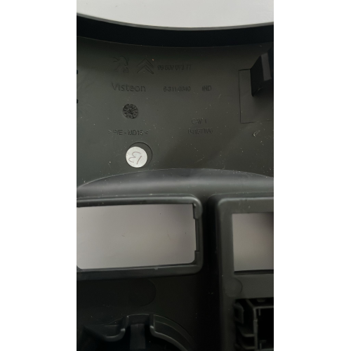9680907377 PLASTICA COMANDI PULSANTI CRUSCOTTO PEUGEOT PARTNER 1.6 D 68KW 2012