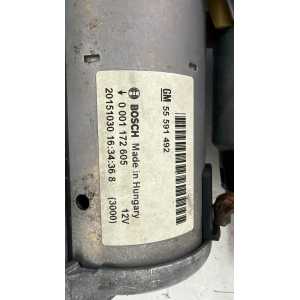 55591492 001172605 MOTORINO AVVIAMENTO OPEL CORSA (E) 1.3 CDTI 16V MAN 5M KW55 - 75CV (2016)  B13DTE
