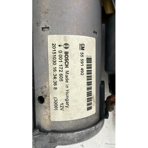 55591492 001172605 MOTORINO AVVIAMENTO OPEL CORSA (E) 1.3 CDTI 16V MAN 5M KW55 - 75CV (2016)  B13DTE