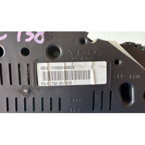 110080304022 156056618 QUADRO STRUMENTI CONTACHILOMETRI ALFA ROMEO 147 1.9 JTD  0306050504V01
