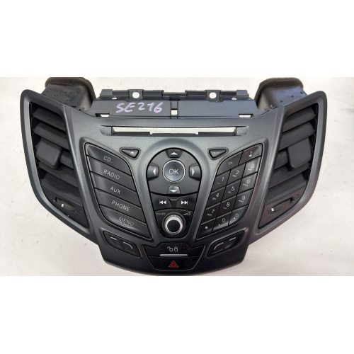 C1BT18K811PA PANNELLO COMANDI AUTORADIO FORD FIESTA 1.4 B GPL 71KW 2017 RTJD 17006881-01 A3459730 BA61-18A802-BAW 8A61-18A802-BKW