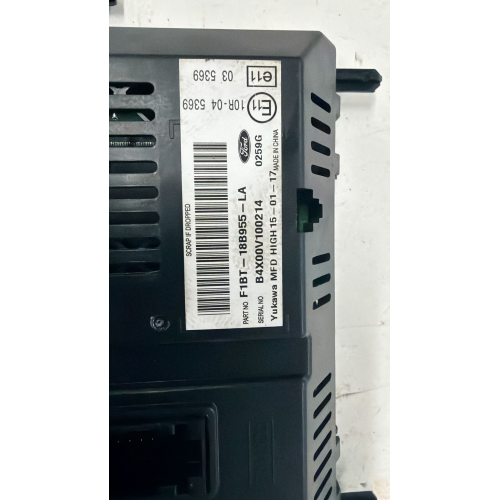F1BT-18B955-LA SCHERMO DISPLAY CRUSCOTTO FORD FIESTA 1.4 B GPL 71KW 2017 RTJD B4X00V100214 10R-04 5369