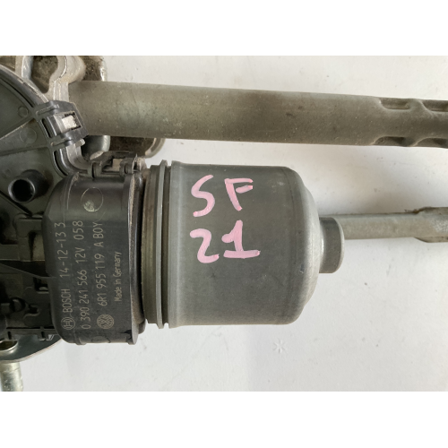 0390241566 Motorino tergicristalli anteriore VOLKSWAGEN Polo V (6R1, 6C1) 1.4 TDI Diesel 75CV 55kW CUS da anno 2014 - 2017 75000KM 6R195519