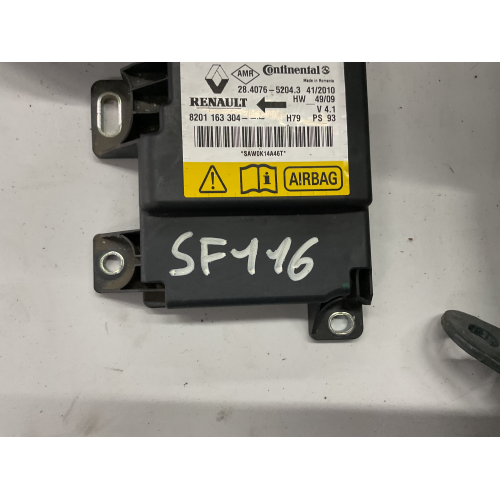 8201163304 KIT AIRBAG DACIA DUSTER I ANNO 2012 28.4076-5204.3 609979300 008R-000 008L-000 BAM-PT11-1746 34041872A 9852500028R