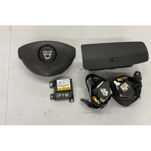 8201163304 KIT AIRBAG DACIA DUSTER I ANNO 2012 28.4076-5204.3 609979300 008R-000 008L-000 BAM-PT11-1746 34041872A 9852500028R