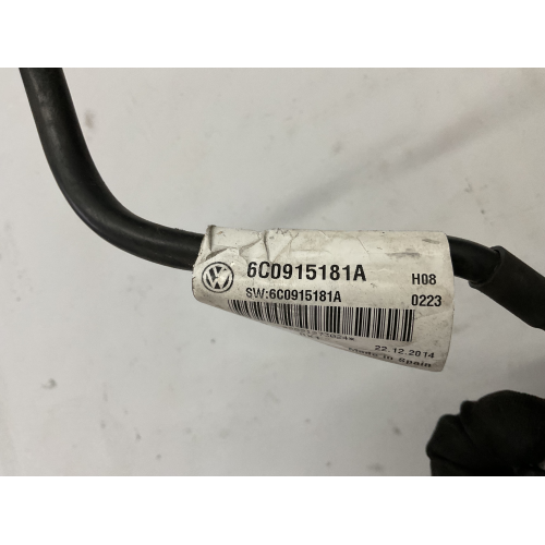 6C0915181A CAVO NEGATIVO Cablaggio IBS per batteria VOLKSWAGEN Polo V (6R1, 6C1) 1.4 TDI Diesel 75CV 55kW CUS da anno 2014 - 2017 75000KM