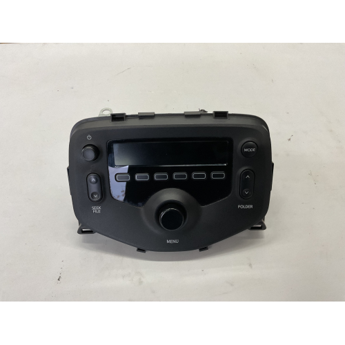 86120-0H040 AUTORADIO CITROEN C1 1.0 B 51KW 5M 5P (2015) RICAMBIO USATO ( NON FORNIAMO CODICE AUTORADIO , SOLO NUMERO TELAIO VEICOLO ) CQ-SS94F3AE 