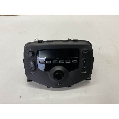 86120-0H040 AUTORADIO CITROEN C1 1.0 B 51KW 5M 5P (2015) RICAMBIO USATO ( NON FORNIAMO CODICE AUTORADIO , SOLO NUMERO TELAIO VEICOLO ) CQ-SS94F3AE 