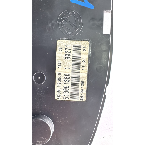 518081380 QUADRO STRUMENTI CONTACHILOMETRI LANCIA MUSA II (184) 1.3 MULTIJET 16V 5M 90CV 2008 5P MONOVOLUME