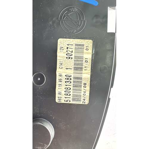 518081380 QUADRO STRUMENTI CONTACHILOMETRI LANCIA MUSA II (184) 1.3 MULTIJET 16V 5M 90CV 2008 5P MONOVOLUME