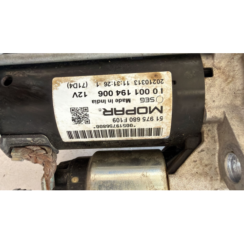 51975680F109 0001194006 00519756800 MOTORINO AVVIAMENTO FIAT Panda III 312 319 1.0 Mild Hybrid Benzina Elettrico 69CV 51kW 2022 40525KM