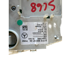 A2129005724 PLAFONIERA LUCE ABITACOLO ANTERIORE Mercedes W212 E 200 CDI BlueTEC 2.2 Diesel 136 CV 100 kW OM 651925 7H52 A2C92548600