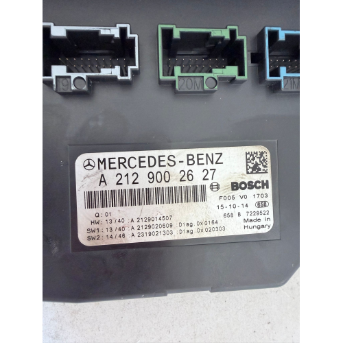 A2129002627 A2129014507 A2129020609 A2319021303 Centralina Modulo SAM Cassetta Fusibili  Mercedes W212 E 200 CDI BlueTEC 2.2 Diesel 136 CV 100 kW OM 651925 2C1523866977 