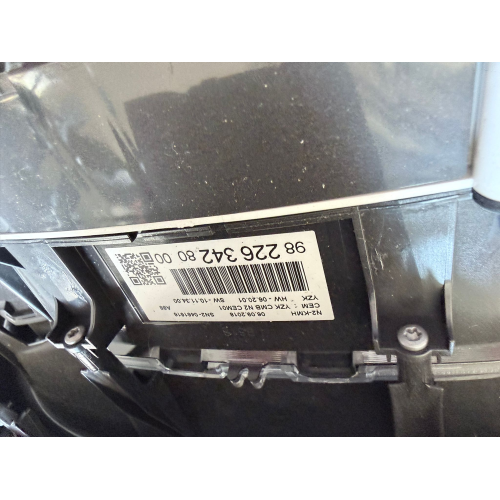 982263428000 QUADRO STRUMENTI CONTACHILOMETRI CITROEN C3 AIRCROSS 1.2 B 81 KW HN05 2018 SN2-0461616