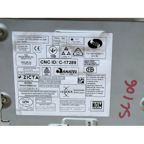 9821908880 RADIO BLOCCO LETTORE CITROEN C3 AIRCROSS 1.2 B 81 KW HN05 2018